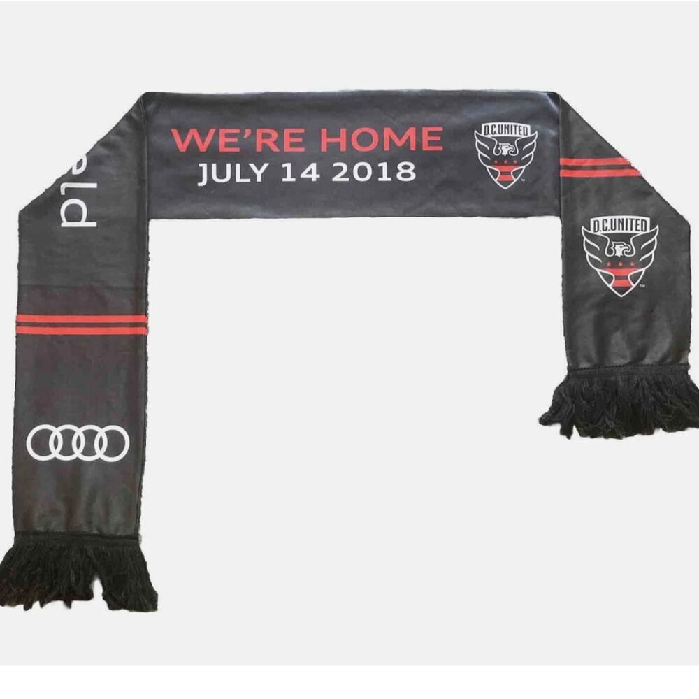 DC United Soccer Inaugural Game Audi Field July 14 Were Home Commemorative Scarf